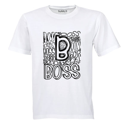 B for BOSS - Adults - T-Shirt - BuyAbility