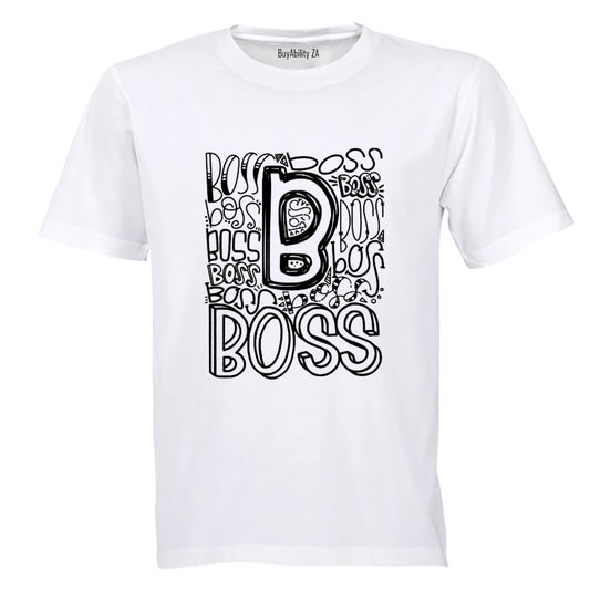 B for BOSS - Adults - T-Shirt - BuyAbility