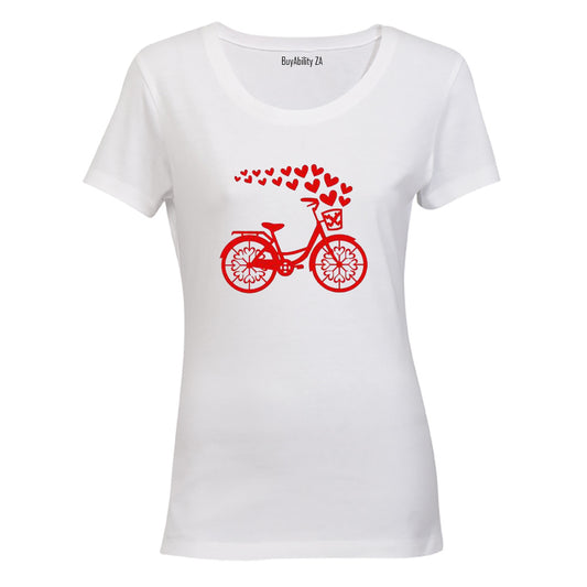 Love Bicycle - Valentine - Ladies - T-Shirt