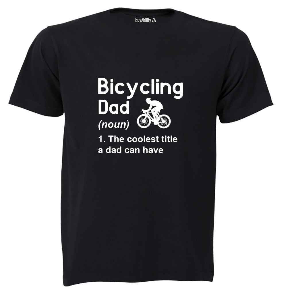 Bicycling Dad - Adults - T-Shirt