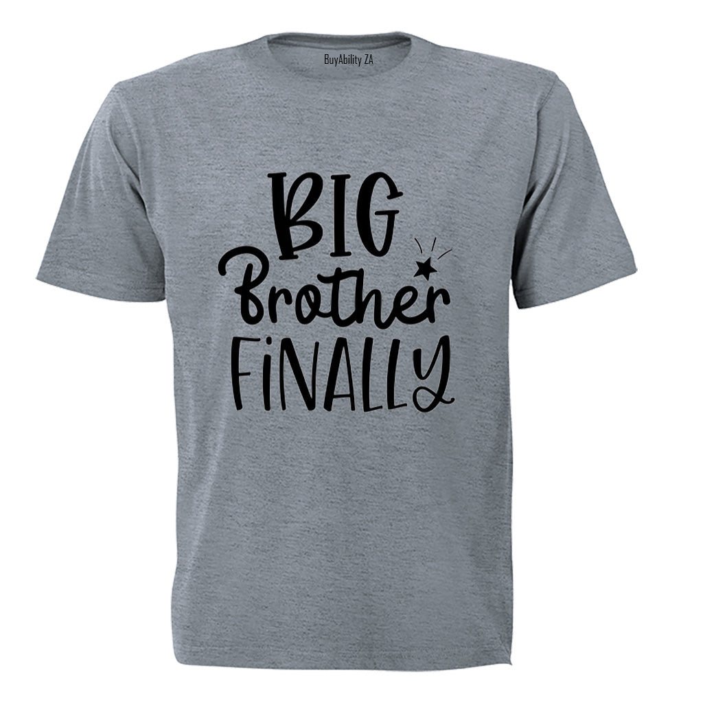 Big Brother - Finally - Kids T-Shirt