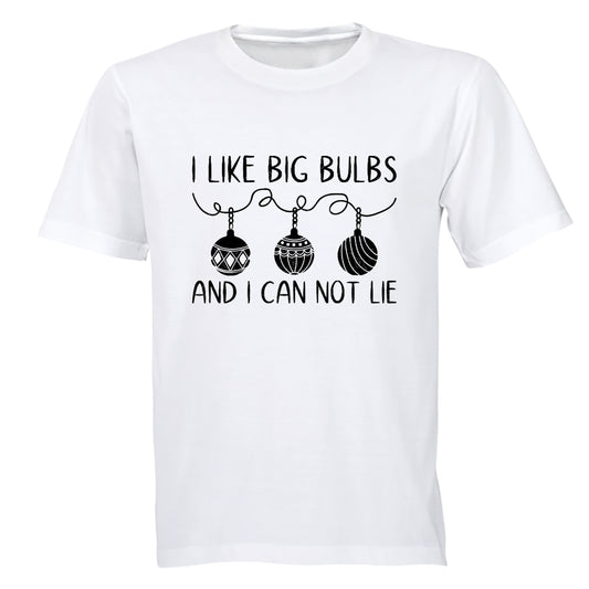 Big Bulbs - Christmas - Adults - T-Shirt - BuyAbility South Africa