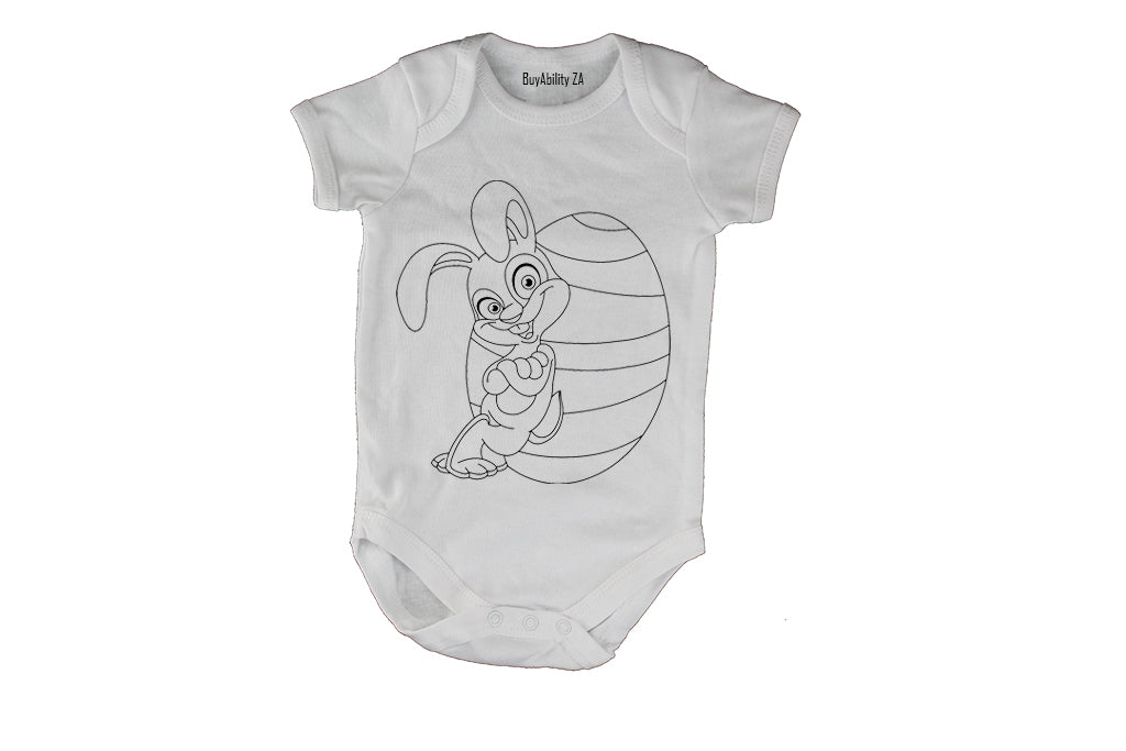 Big Egg - Easter Bunny - Baby Grow