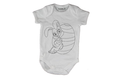 Big Egg - Easter Bunny - Baby Grow
