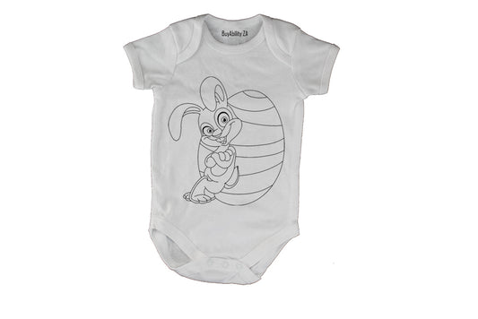 Big Egg - Easter Bunny - Baby Grow