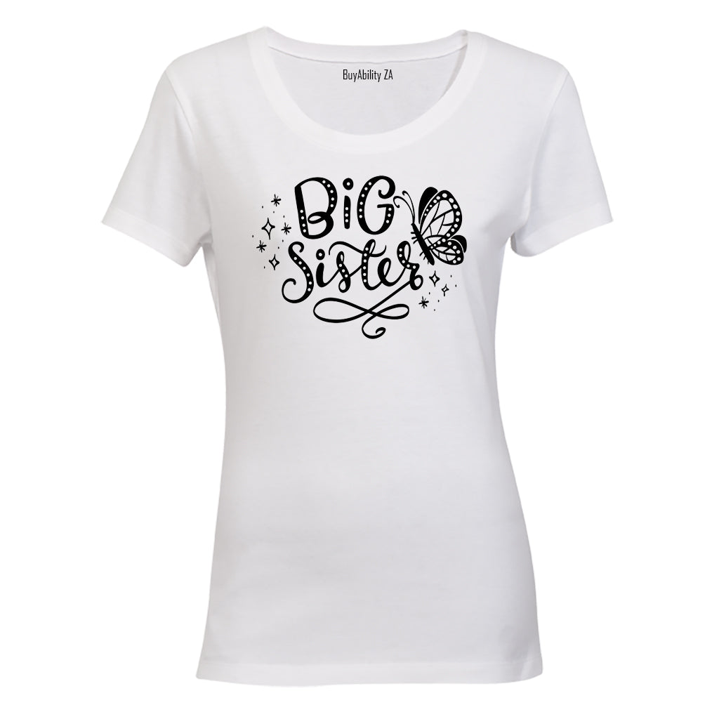 Big Sister - Butterfly - Ladies - T-Shirt - BuyAbility South Africa