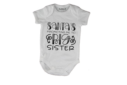 Big Sister - Christmas - Baby Grow