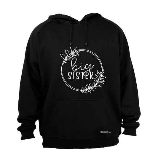 Big Sister - Circular Wreath - Hoodie
