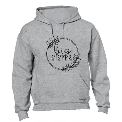 Big Sister - Circular Wreath - Hoodie