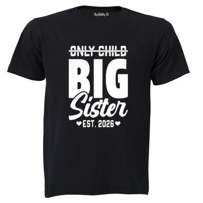 Big Sister Est 2026 - Kids T-Shirt - BuyAbility South Africa