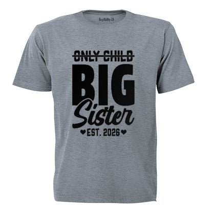 Big Sister Est 2026 - Kids T-Shirt - BuyAbility South Africa