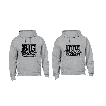 Big Trouble. Little Trouble - Couples Hoodies (1 Set)