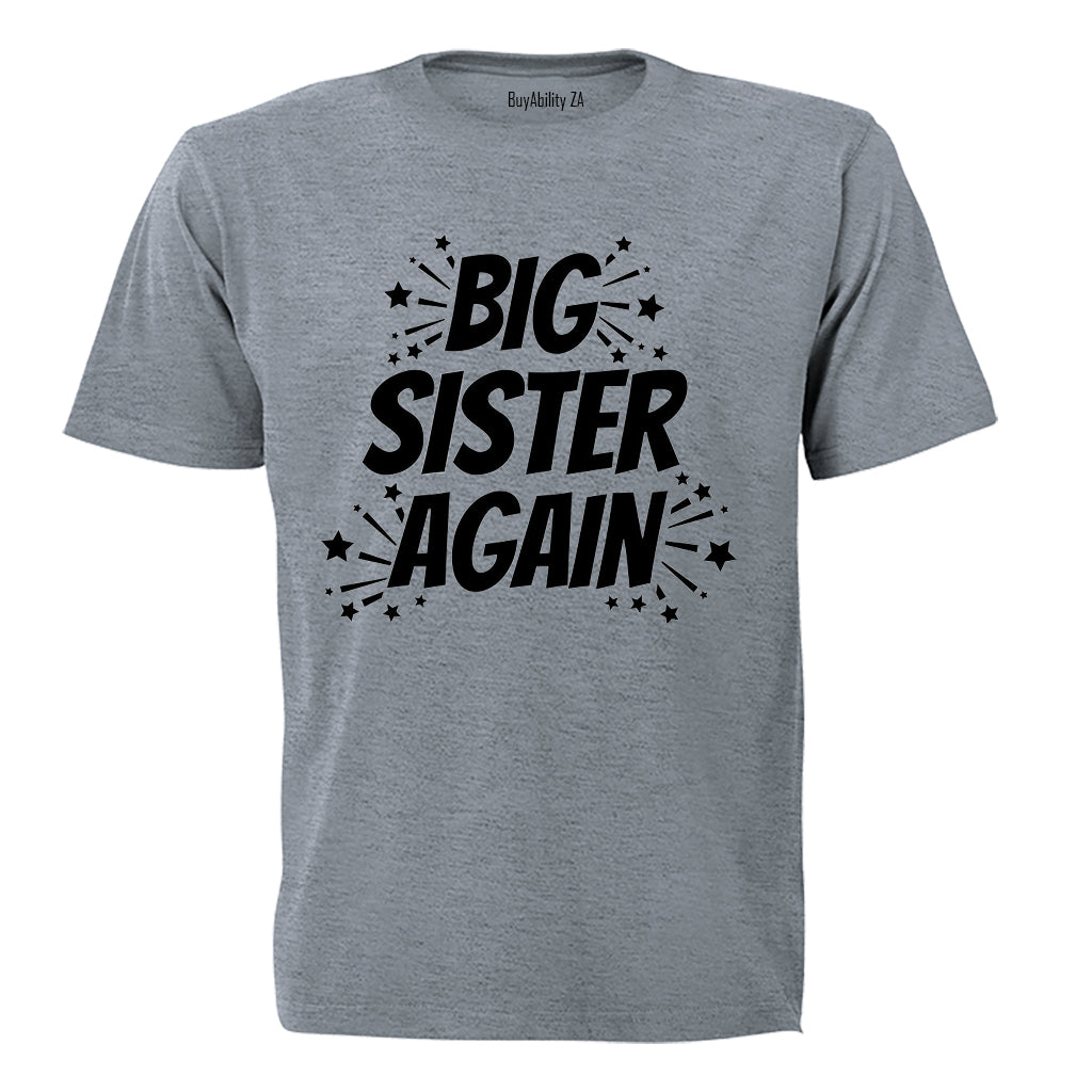 Big Sister Again Fireworks - Kids T-Shirt - BuyAbility South Africa