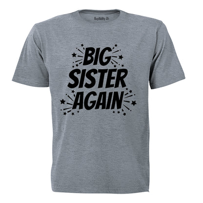 Big Sister Again Fireworks - Kids T-Shirt - BuyAbility South Africa