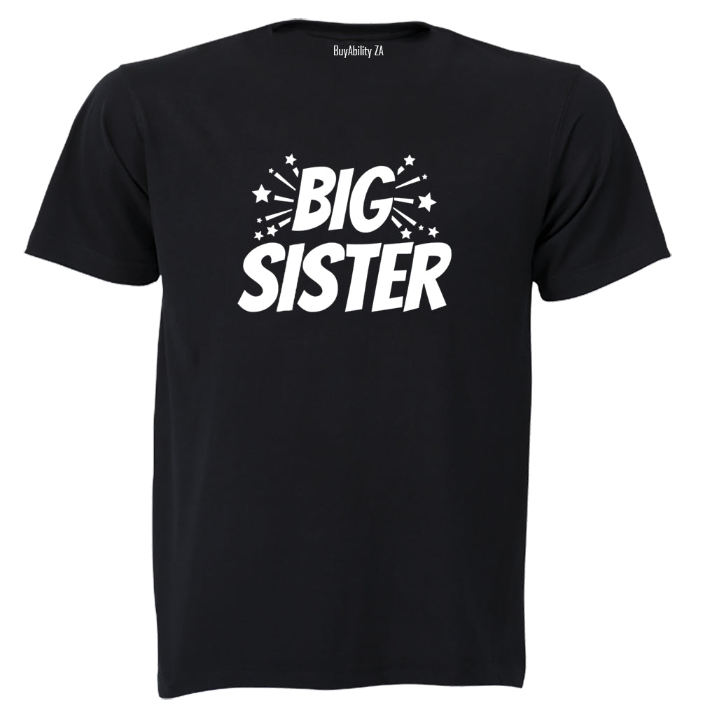 Big Sister Fireworks - Kids T-Shirt - BuyAbility South Africa