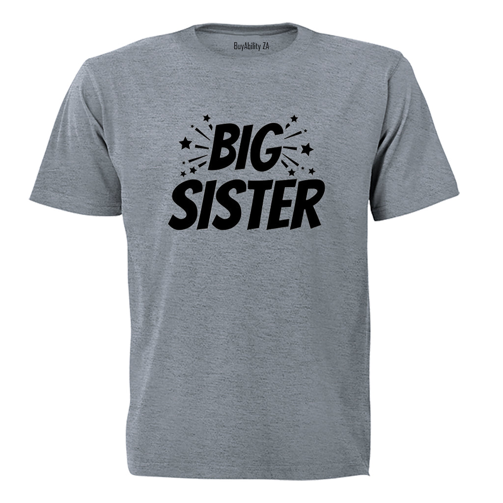 Big Sister Fireworks - Kids T-Shirt - BuyAbility South Africa