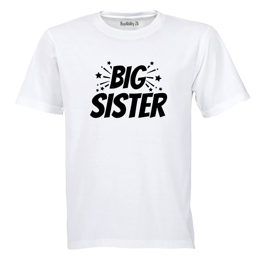 Big Sister Fireworks - Kids T-Shirt - BuyAbility South Africa