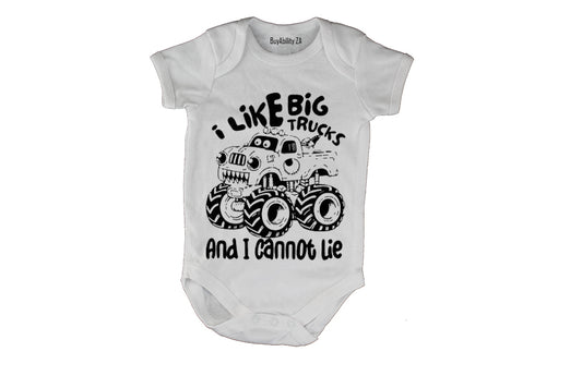 Big Trucks - Baby Grow - BuyAbility South Africa