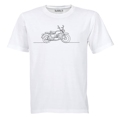 Motorbike Illustration - Adults - T-Shirt - BuyAbility South Africa