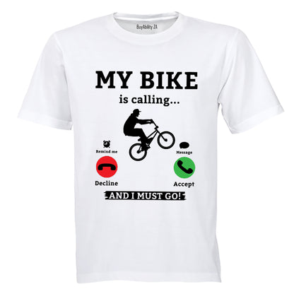 Bike Is Calling - Kids T-Shirt - BuyAbility South Africa