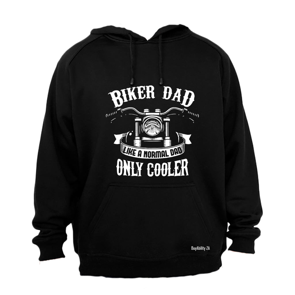 Biker Dad Only Cooler - Hoodie - BuyAbility South Africa
