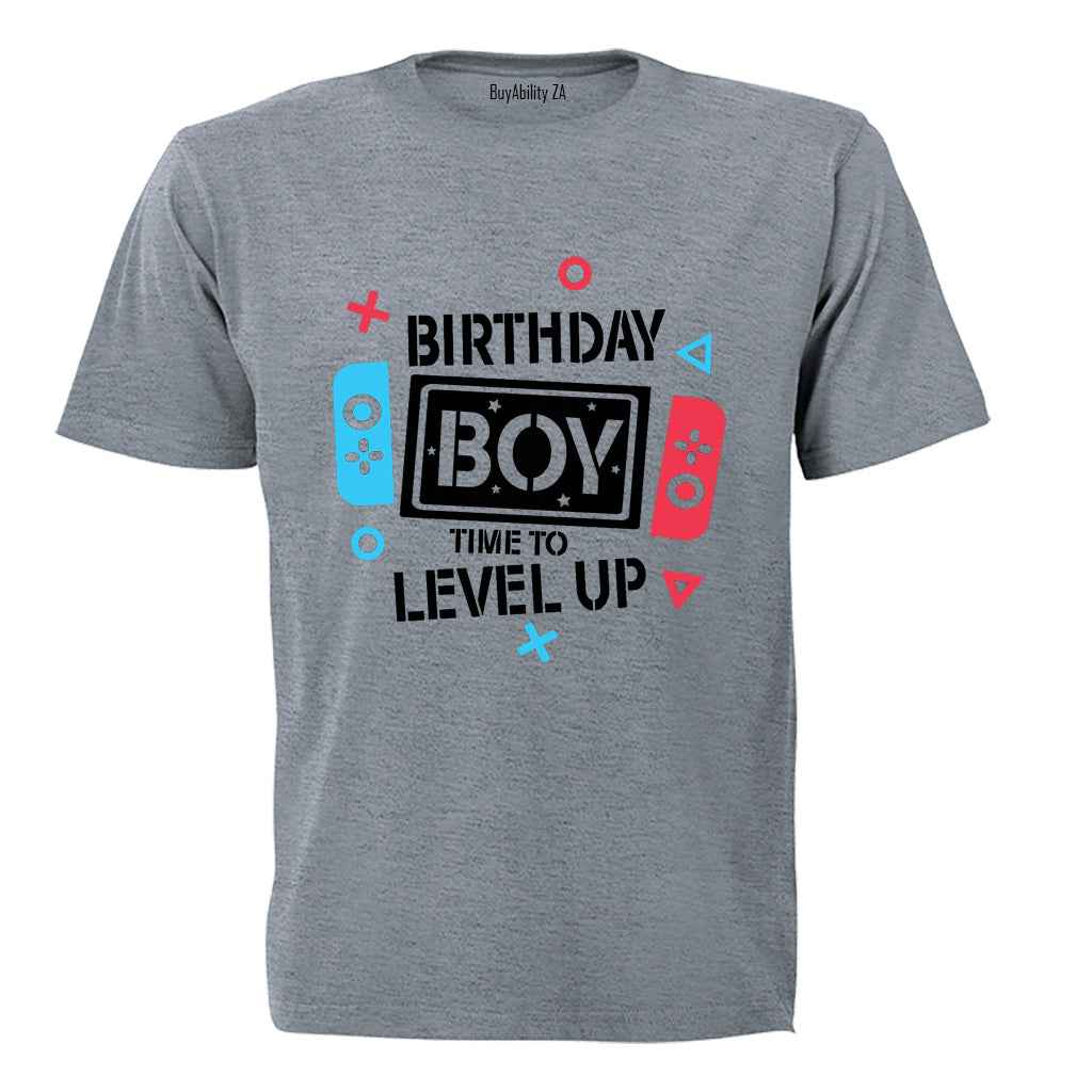 Birthday Boy - Level Up - Kids T-Shirt