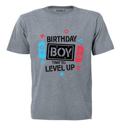 Birthday Boy - Level Up - Kids T-Shirt