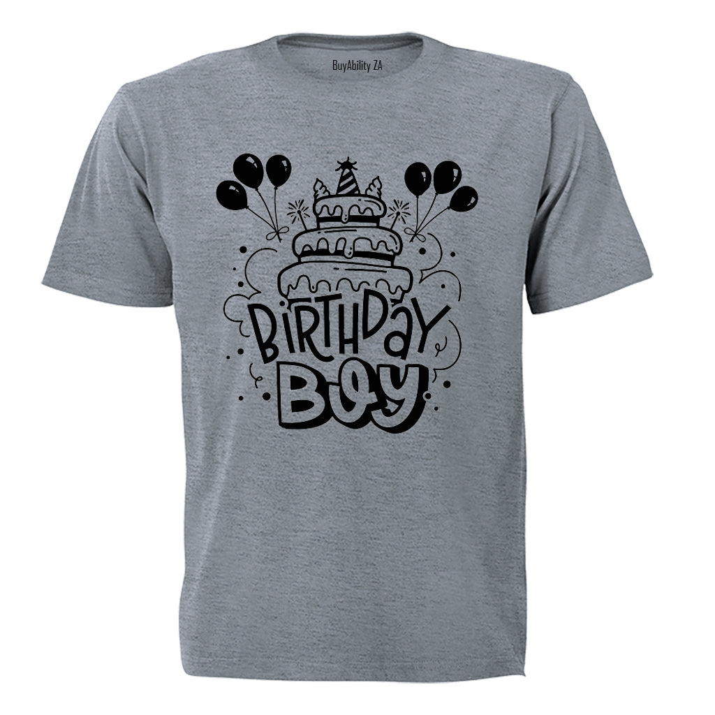 Birthday Boy - Cake - Kids T-Shirt - BuyAbility South Africa