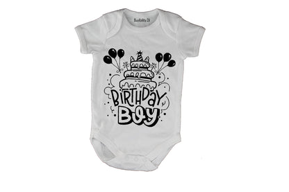 Birthday Boy - Cake - Baby Grow - BuyAbility South Africa