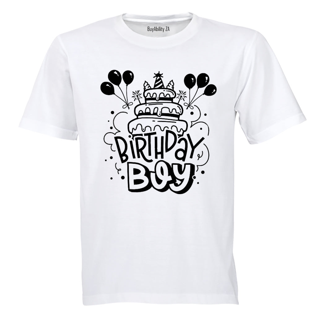 Birthday Boy - Cake - Kids T-Shirt - BuyAbility South Africa