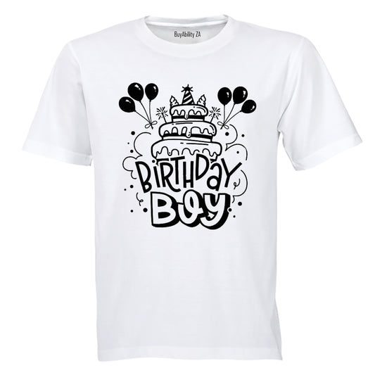 Birthday Boy - Cake - Kids T-Shirt - BuyAbility South Africa