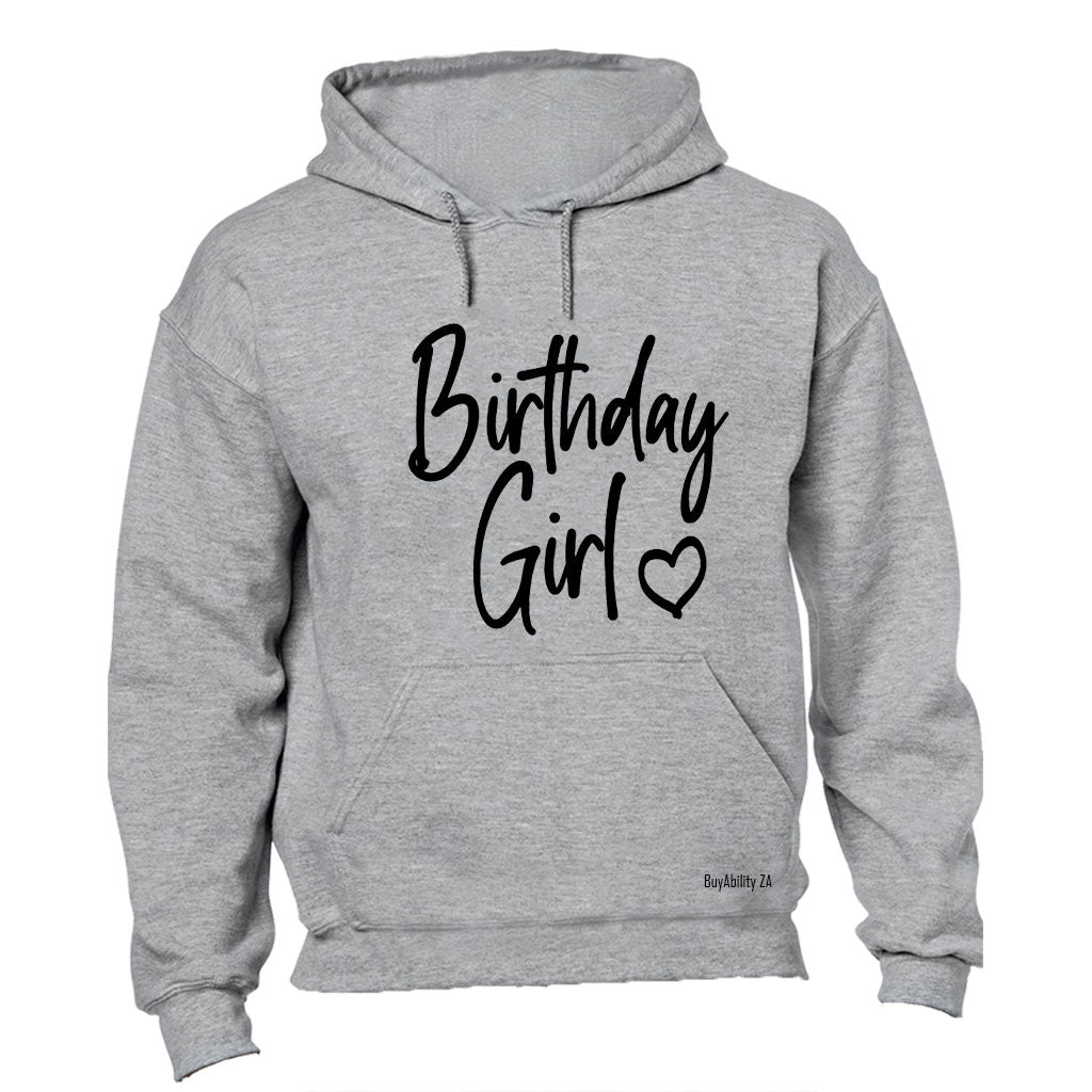 Birthday Girl - Love Heart - Hoodie