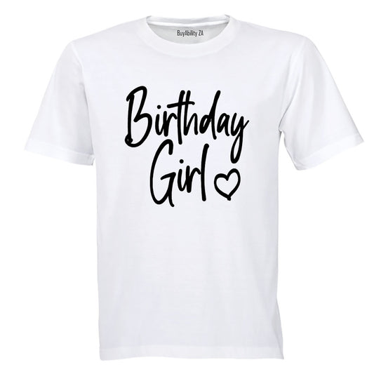 Birthday Girl - Love Heart - Kids T-Shirt