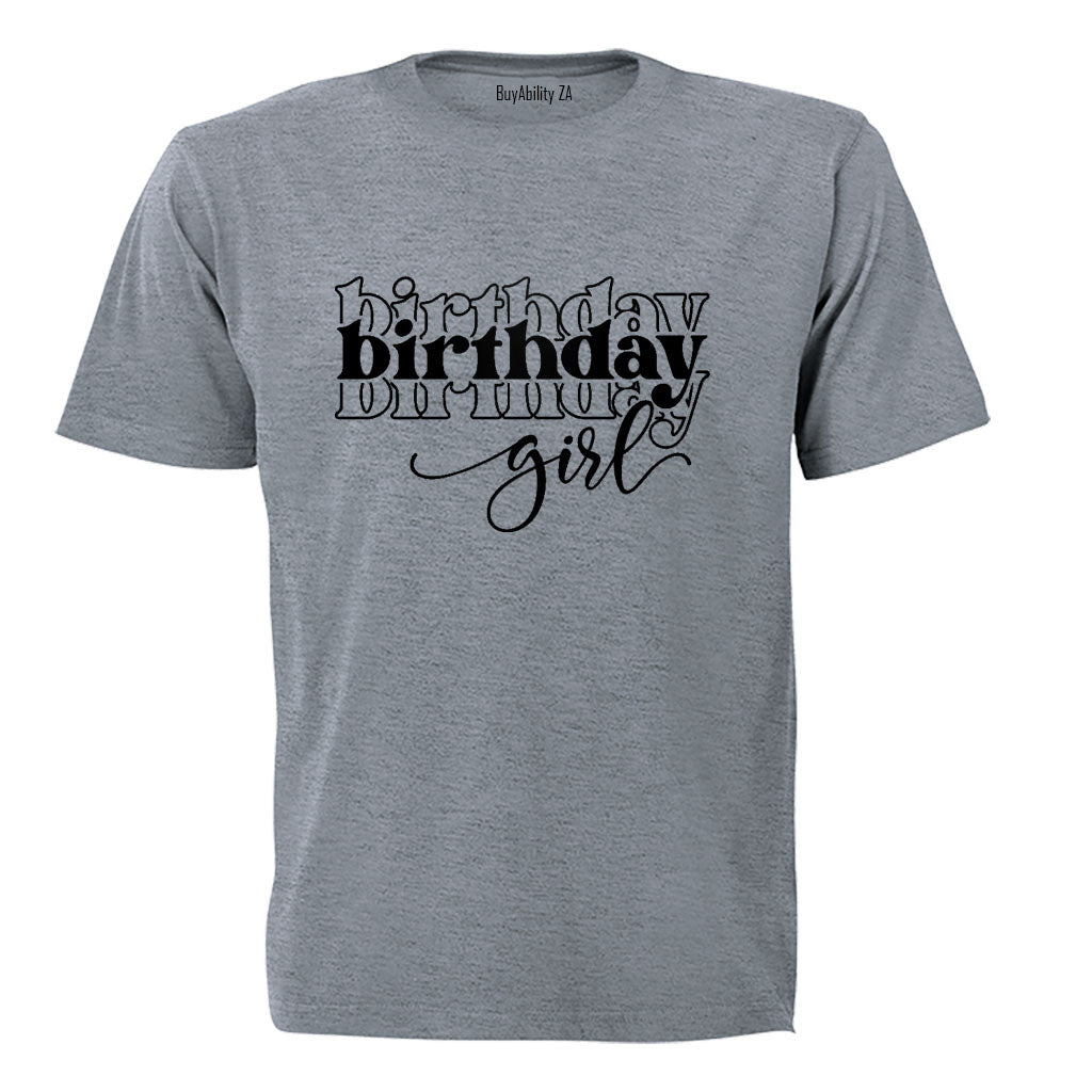 Birthday Girl. Repeat - Kids T-Shirt