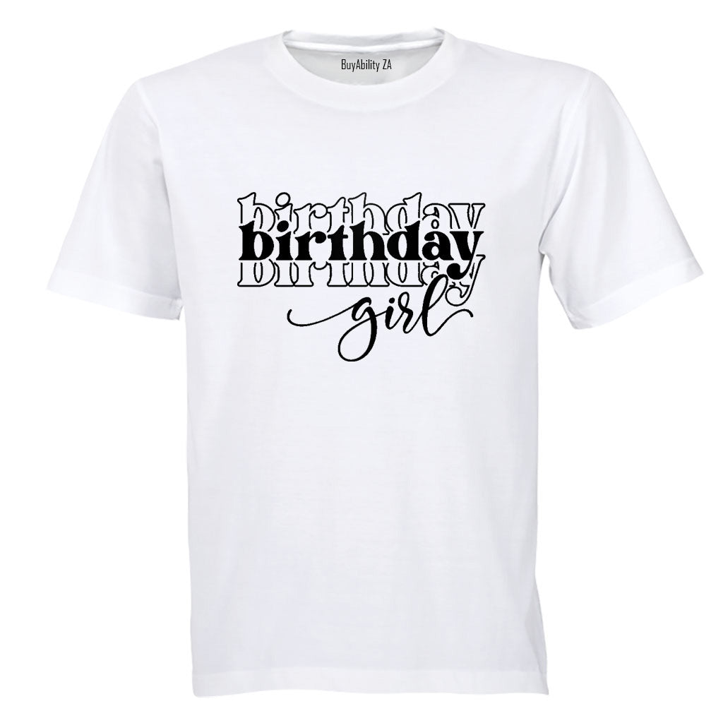 Birthday Girl. Repeat - Kids T-Shirt