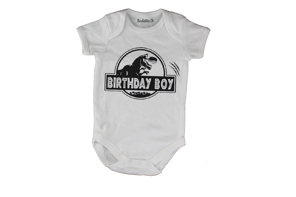 Birthday Boy - Dino - Baby Grow