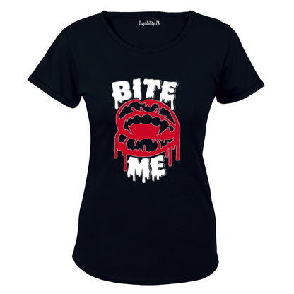 Bite Me - Halloween Inspired - Ladies - T-Shirt