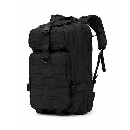 Multi-Compartment Tactical Backpack - 25L - Black
