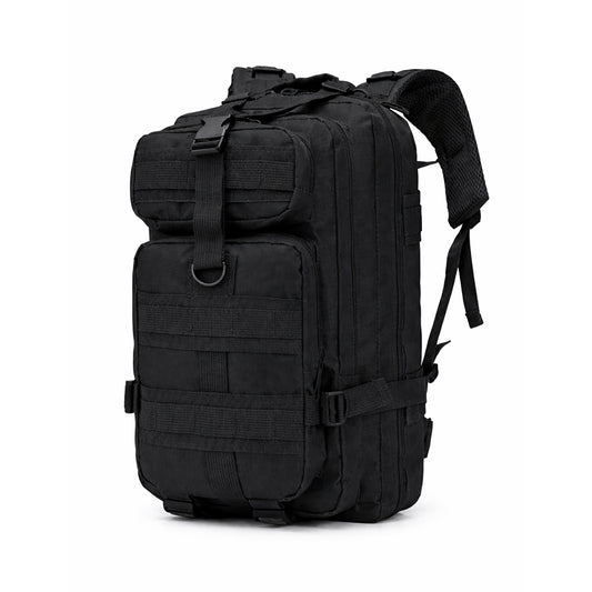 Black Tactical Backpack - Heavy-Duty Utility Pack 25L - BuyAbility