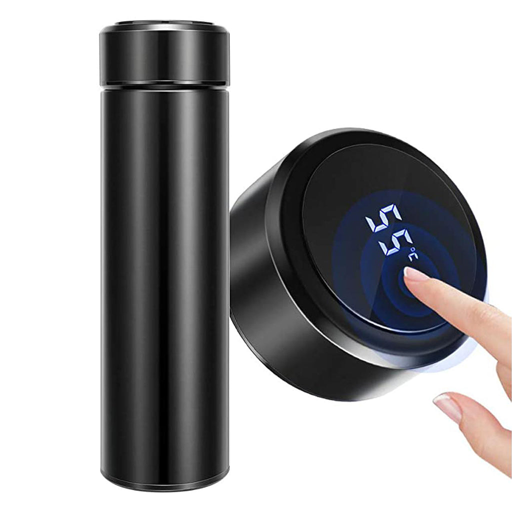 Smart Water Bottle Stainless Steel Vacuum Thermo Flask Traveling Cup 500ml