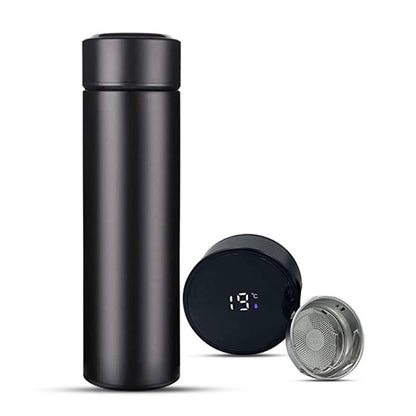 Smart Water Bottle Stainless Steel Vacuum Thermo Flask Traveling Cup 500ml