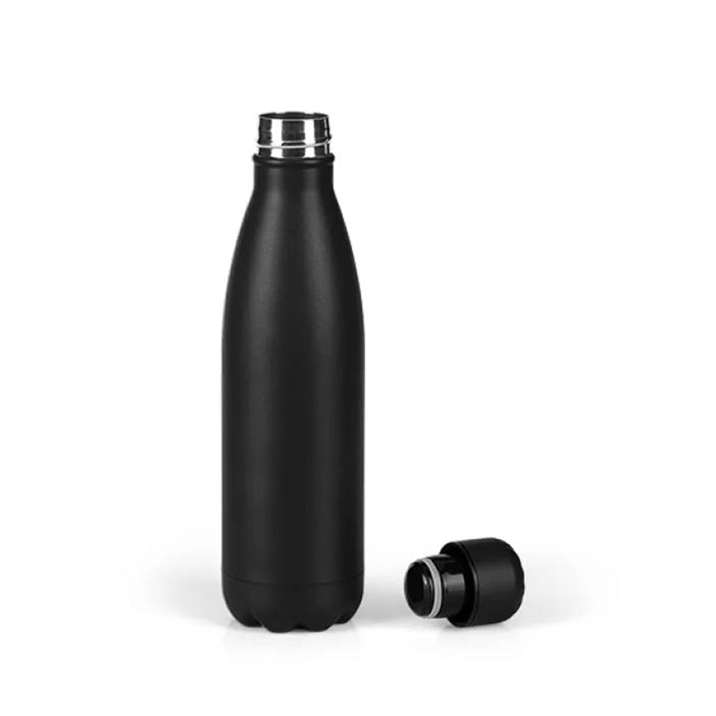 Black Stainless Steel Bottle - 500ml - BuyAbility