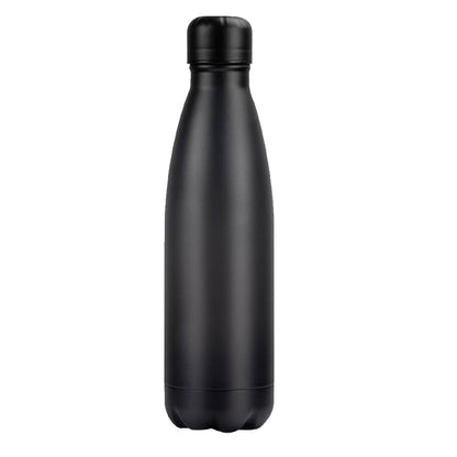 Super Dad - 500ml Black Stainless Steel Bottle
