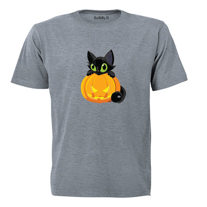 Black Cat - Halloween - Kids T-Shirt