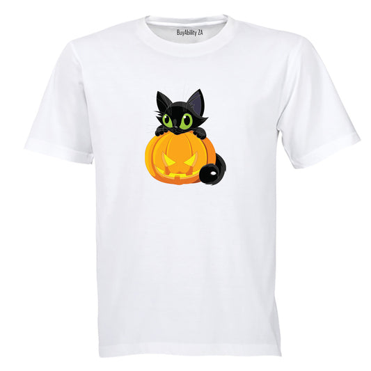 Black Cat - Halloween - Kids T-Shirt
