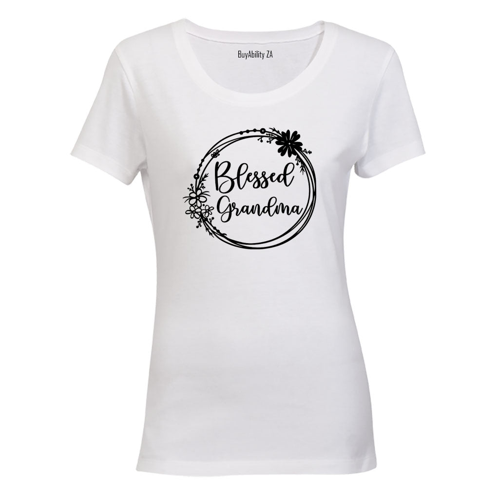 Blessed Grandma - Circular - Ladies - T-Shirt