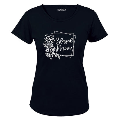 Blessed Mom - Square - Ladies - T-Shirt
