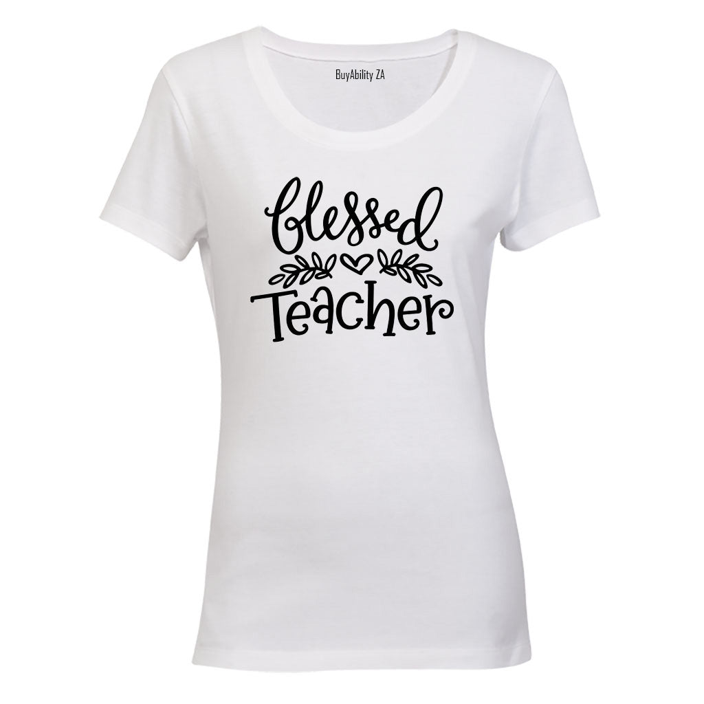 Blessed Teacher - Ladies - T-Shirt