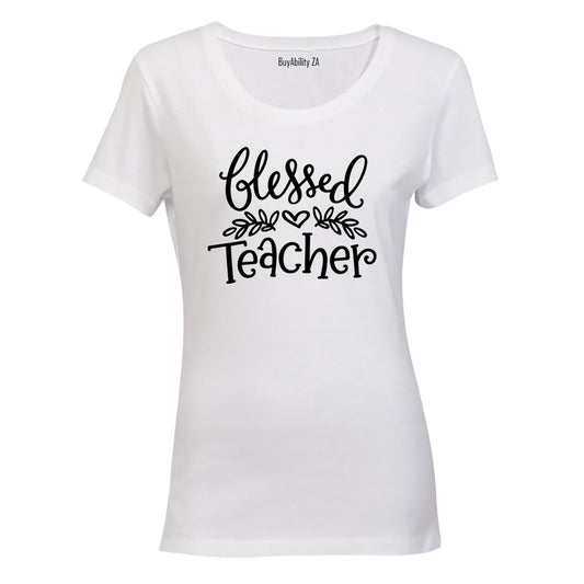 Blessed Teacher - Ladies - T-Shirt