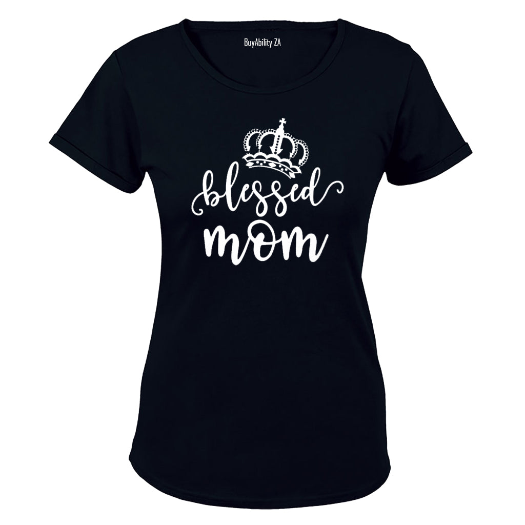 Blessed Mom - Crown - Ladies - T-Shirt